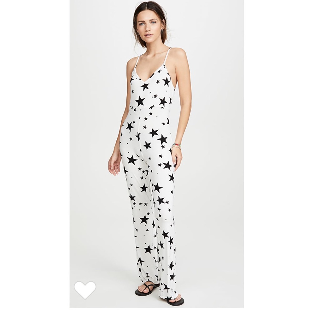 Chaser Cool Jersey Racerback Star Jumpsuit